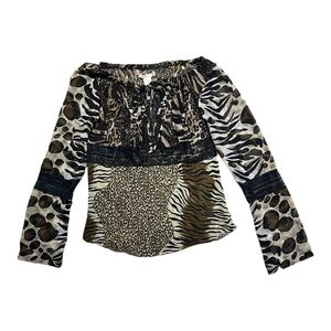 Animal Print Women's Top